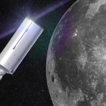 SpaceX rocket debris Moon crash