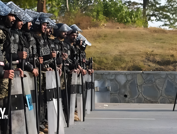 PTI March Rangers Deployed in Islamabad