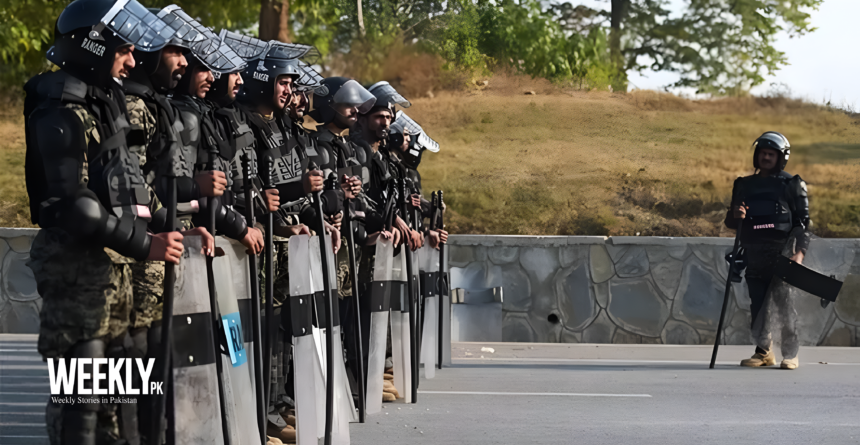 PTI March Rangers Deployed in Islamabad PTI March Rangers Deployed in Islamabad